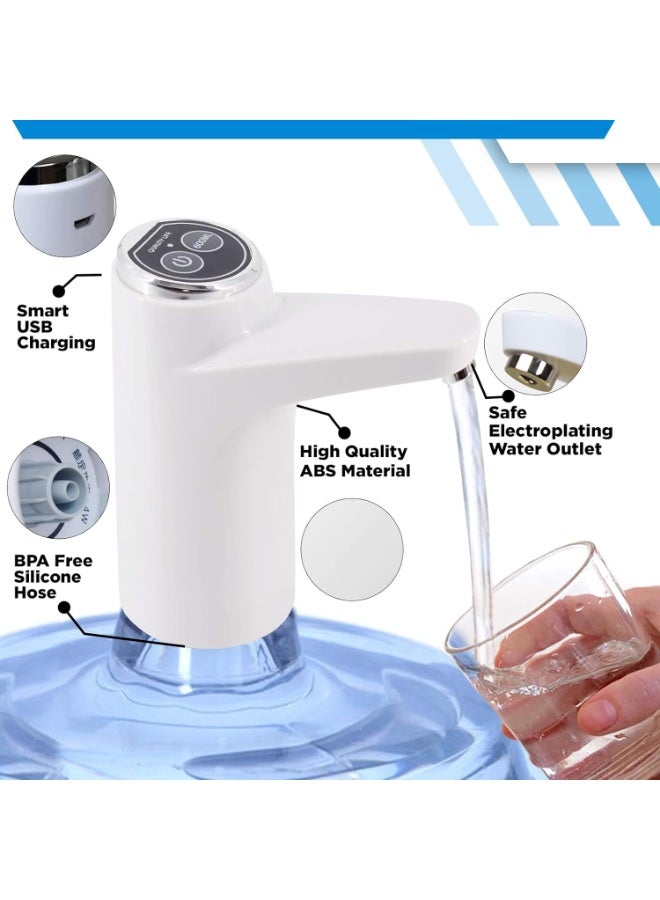 Kimaya Automatic Water Dispenser for Universal Jug 3-5 Gallon - USB Rechargeable Electric Water Pump, Convenient and Portable Water Bottle Dispenser - Image 5