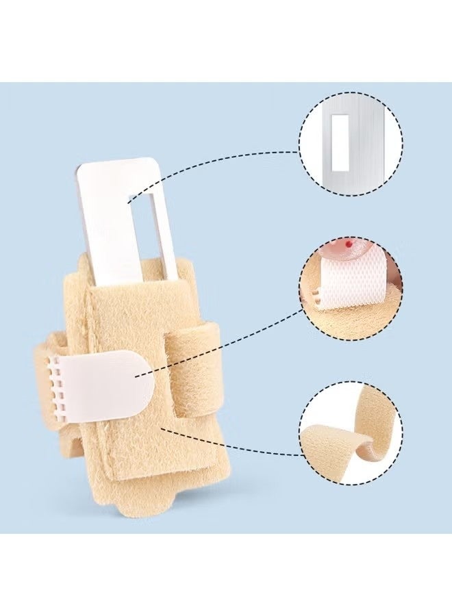 4 قطع من مصحح تقويم أصابع القدم المطرقية، ضمادات ودعامات لتخفيف آلام أصابع القدم الملتوية والمتعرجة والمكسورة. - Image 2