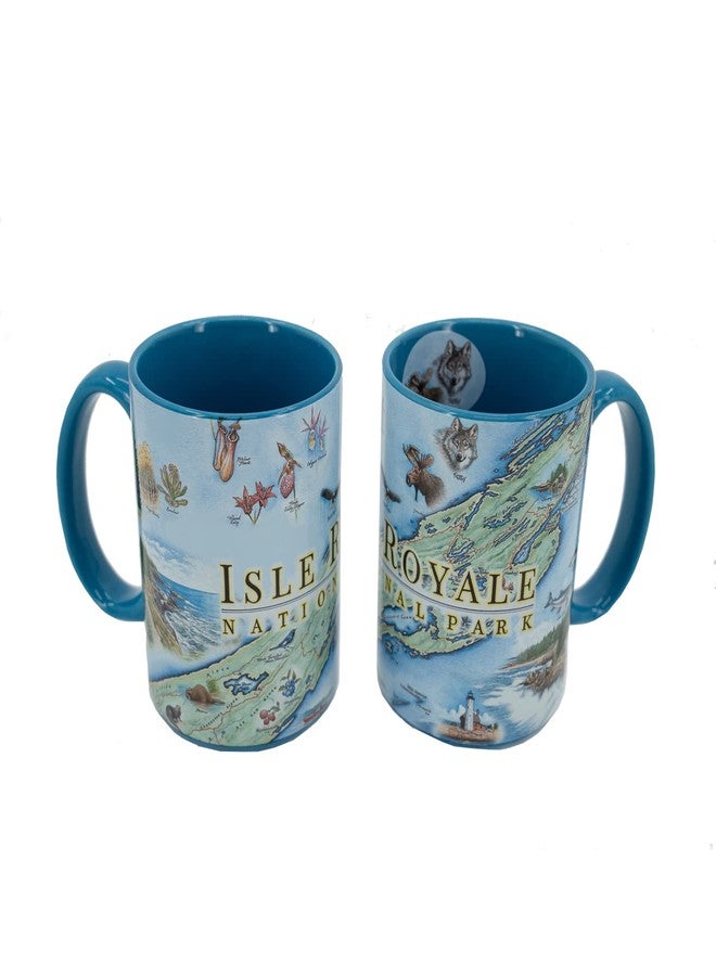 Xplorer Maps Isle Royale National Park Map Ceramic Mug (16oz) – BPA-Free Coffee Cup for Hot & Cold Drinks – Perfect for Office, Home, or Gift - Image 3