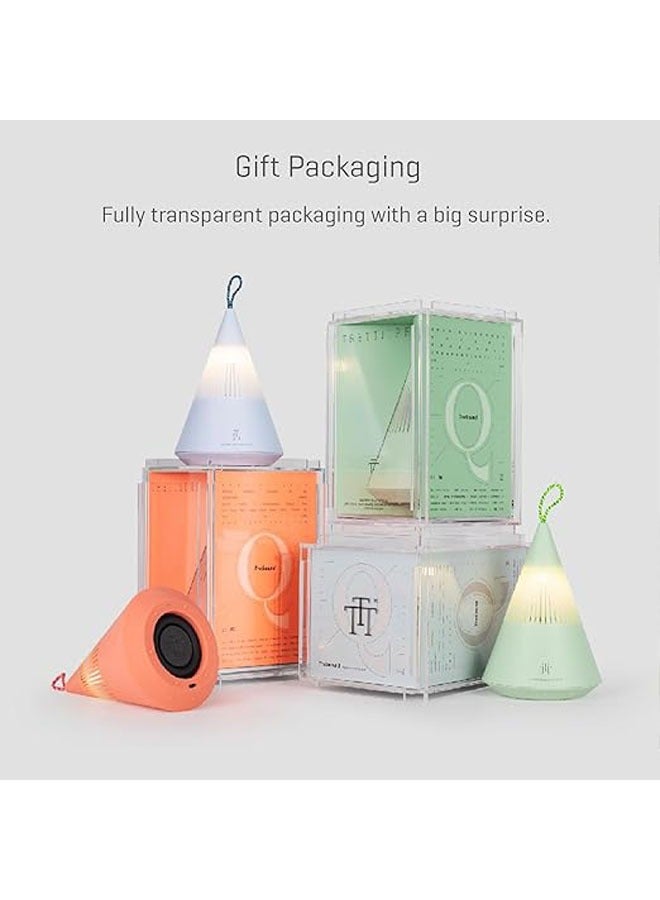 General Bluetooth Speaker, Wireless Speaker with Camping Lights, TWS, IP67 Waterproof, Party Speaker, 360° Surround Sound, Outdoor Lantern Speaker for Hiking, Camping, Travel Tresound Q Green  - Image 4