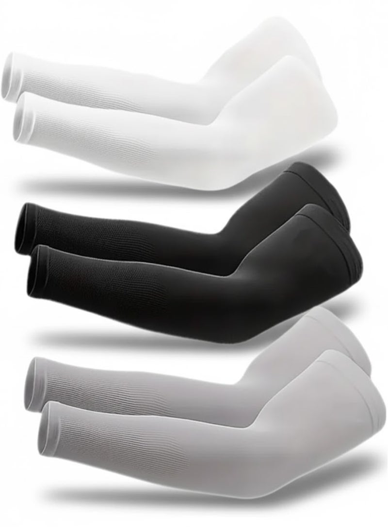 ZedForce 3 Pack (6 Sleeves) Cooling Arm Sleeves for Men & Women | UPF 50+ UV Sun Protection | Breathable, Quick-Dry, Stretchable Covers for Cycling, Golf, Sports & Work - Image 1
