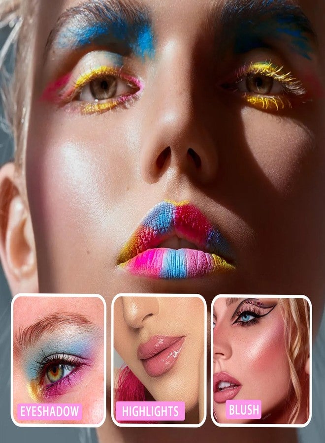 PPPanYiDi 99 Colors Eyeshadow Palette,Matte Glitter Eyeshadow Makeup Palette with Eyeshadow Brush,Highly Pigmented Colorful Shimmer Eye Shadow Palette Makeup Kit for Women - Image 3