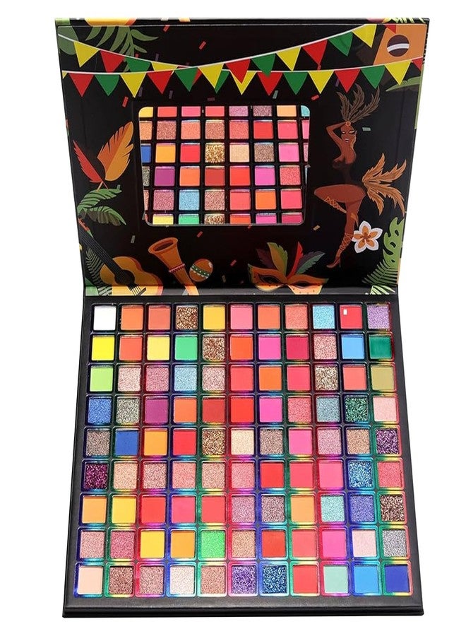 PPPanYiDi 99 Colors Eyeshadow Palette,Matte Glitter Eyeshadow Makeup Palette with Eyeshadow Brush,Highly Pigmented Colorful Shimmer Eye Shadow Palette Makeup Kit for Women - Image 1