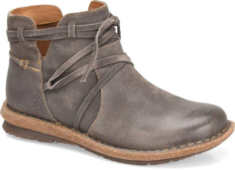 BORN Women's Tarkiln Ankle Boots (Grey, US Footwear Size System, Adult, Women, Numeric, Medium, 6)