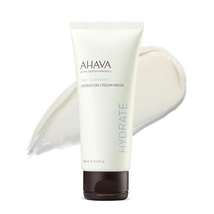 AHAVA Hydration Cream Mask - Replenishes, Fights Dehydration, Calms & Enhances Smoothness, Enriched by Exclusive Dead Sea Osmoter & Mud, Pentavitin, Vitamin E, Shea Butter & Hyaluronic Acid 3.4 Fl.Oz - Image 1