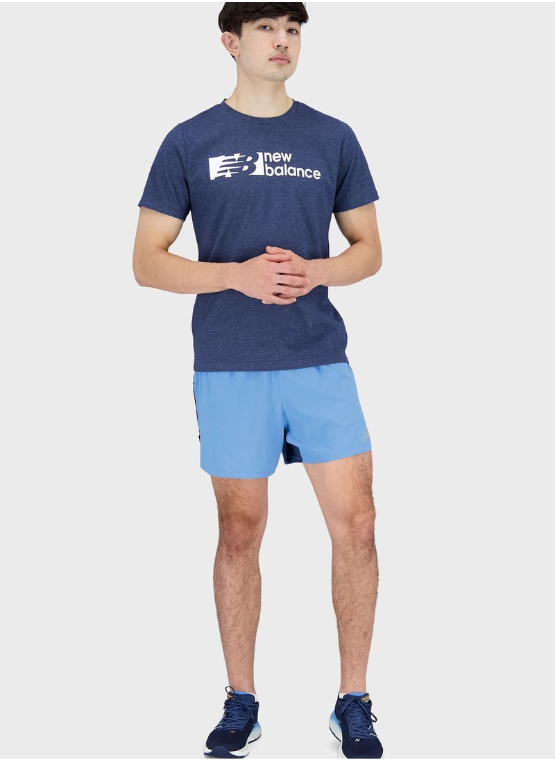 New Balance - Heathertech Graphic T-Shirt - Image 1