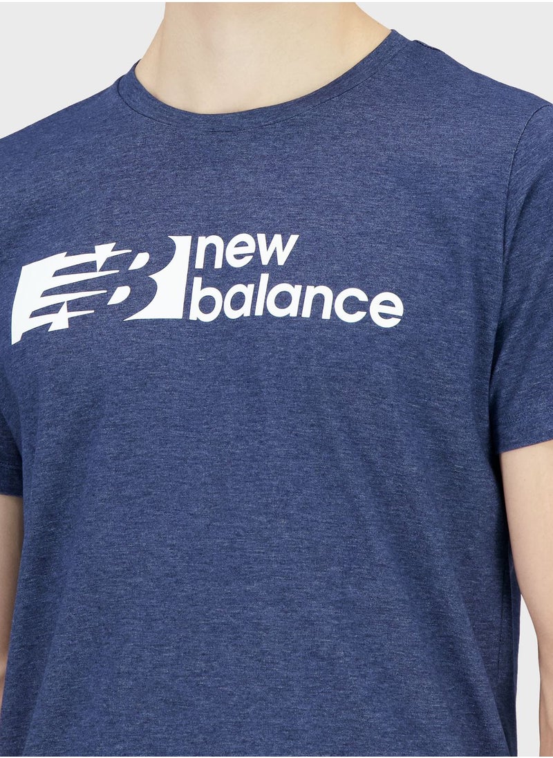 New Balance - Heathertech Graphic T-Shirt - Image 1