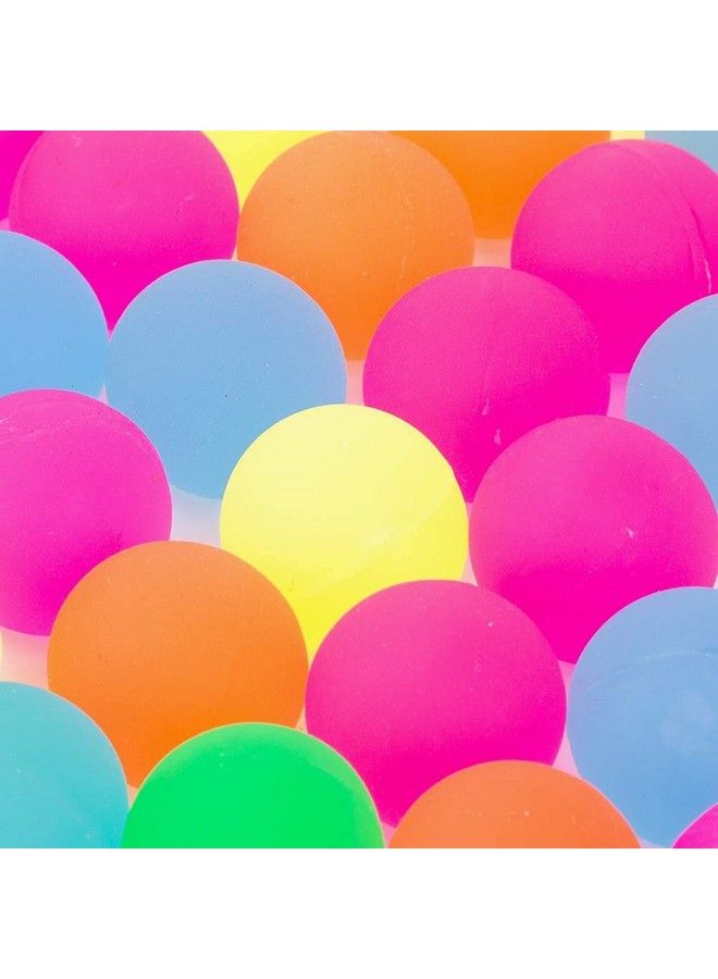 PROLOSO 50 كرة مطاطية متلألئة في الظلام بألوان نيون زاهية 1.25" - Image 4