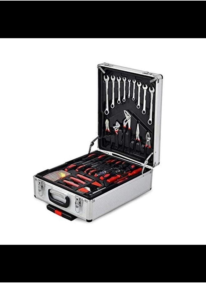 MAFRA Socket Spanner Set 1/4 Drive Metric Extension Bar With Box Car Repair Tool Ratchet Torque Wrench Automobile Tools Kit With Aluminium Box  - Image 1