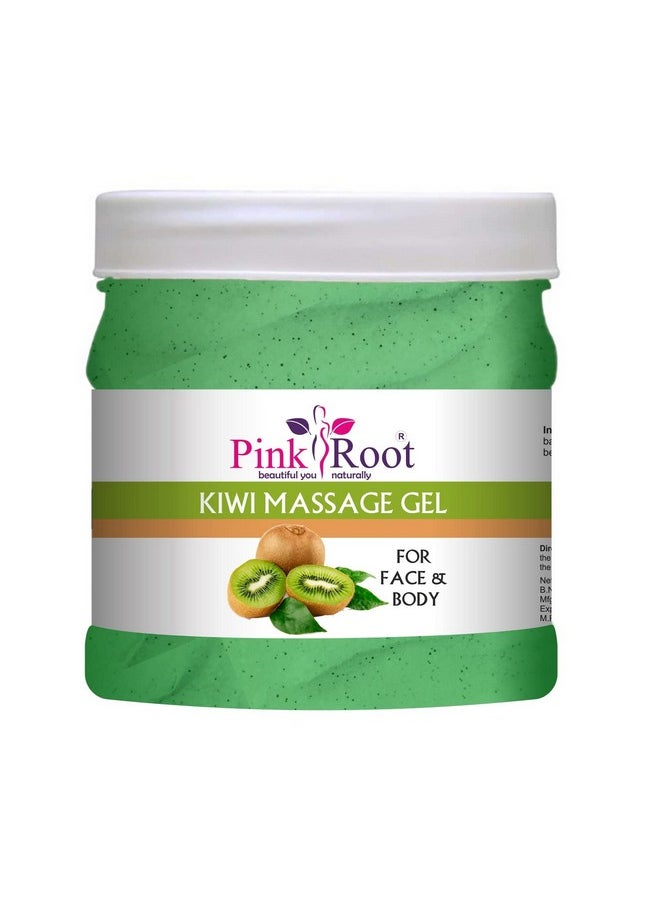 Pink Root - Pink Root Kiwi Massage Gel 500ml with Saffron Scrub 500ml - Image 1
