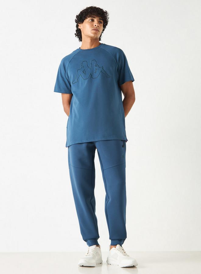 كابا تيشيرت بأكمام قصيرة وتطريز شعار من كابا - Image 2