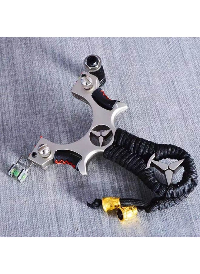 Rock Pow - Hunting Slingshots Set, Professional Laser Slingshot for Outdoor Hunting,Adult high-speed catapult slingshot,100 Ammo Balls and 2 Rubber Bands. - Image 1
