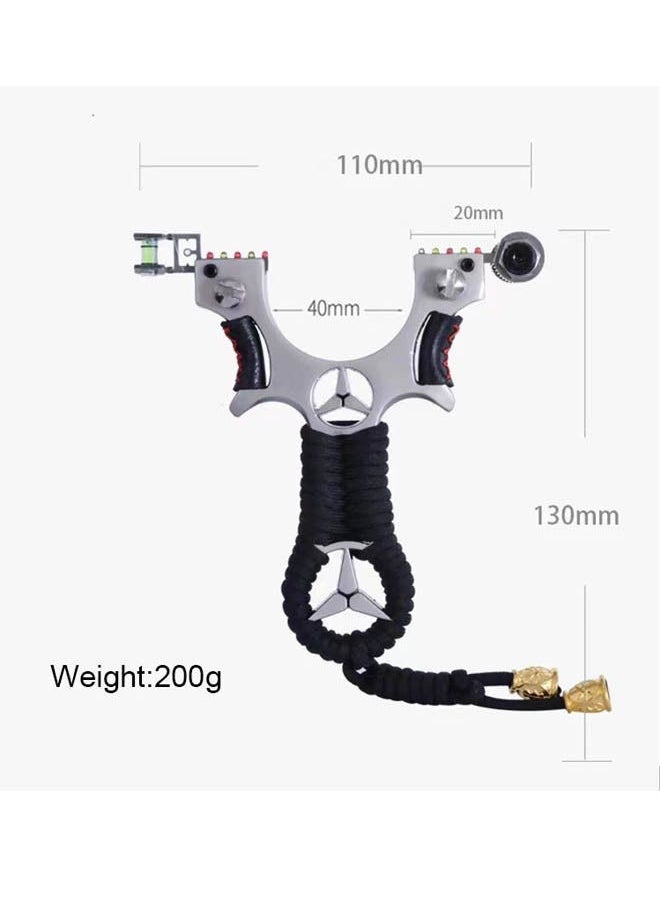 Rock Pow - Hunting Slingshots Set, Professional Laser Slingshot for Outdoor Hunting,Adult high-speed catapult slingshot,100 Ammo Balls and 2 Rubber Bands. - Image 1