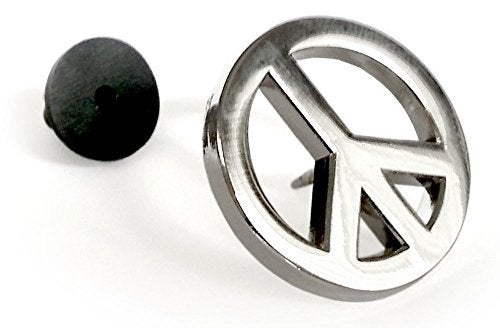 Pinsanity Peace Symbol Lapel Pin - Image 2