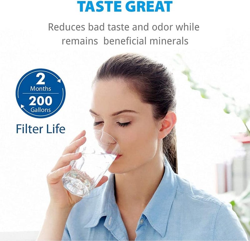 Waterdrop Faucet Water Filter Compatible with Culligan FM-15RA Filtration System, White Finish (Pack of 3) - Image 5