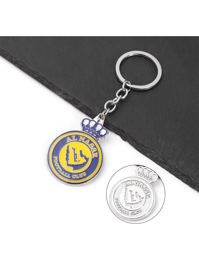 1 Piece Zinc Alloy Pendant Keychain, Football Club Pendant