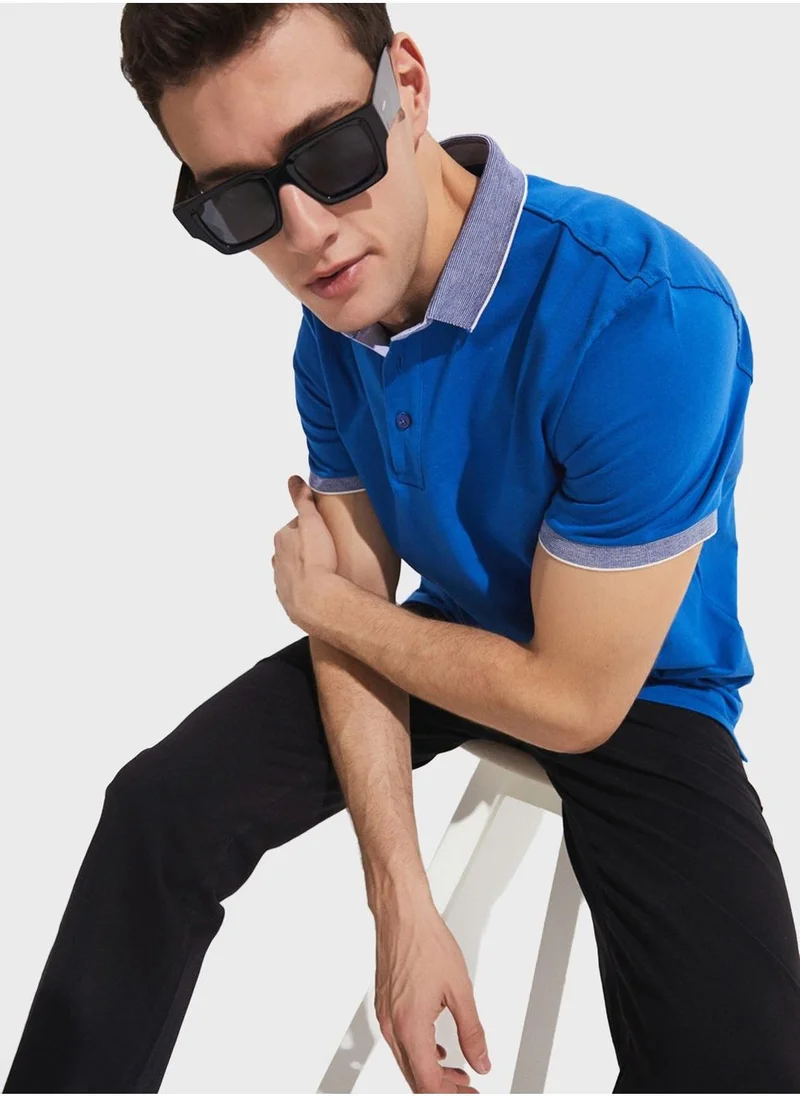 جون Essential Slim Fit Polo