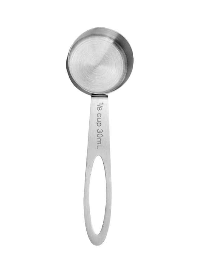 NIBEMINENT Measuring Coffee Scoop Silver 14cm  - Image 1