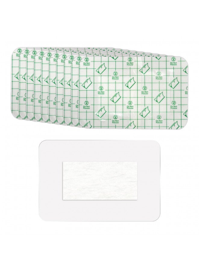 AndicAge Waterproof Bandage, Large Clear Adhesive Dressing, 4 * 6inch 10pcs - Image 1