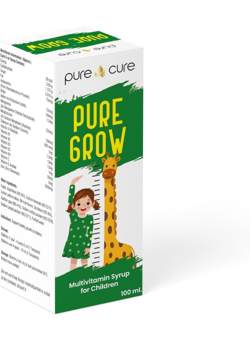 PURE CURE GROW SYRUP 100ML