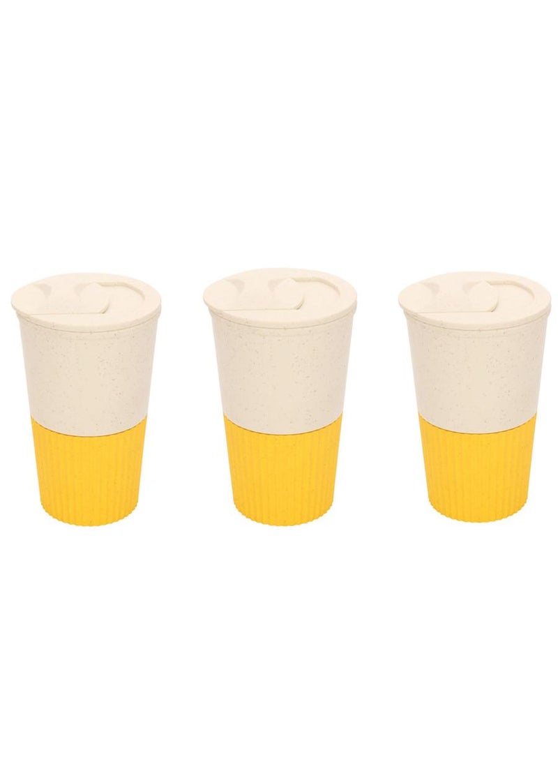Y&D 3 Piece Creative Sealed Anti-scald Non-slip Coffee Cup  - Image 1