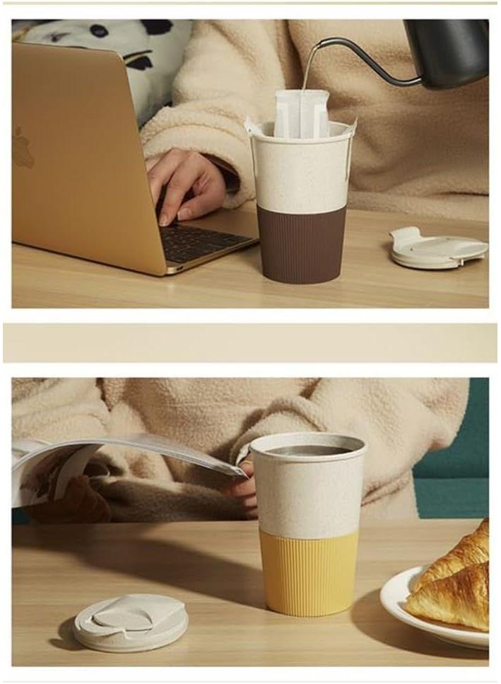 Y&D 3 Piece Creative Sealed Anti-scald Non-slip Coffee Cup  - Image 4