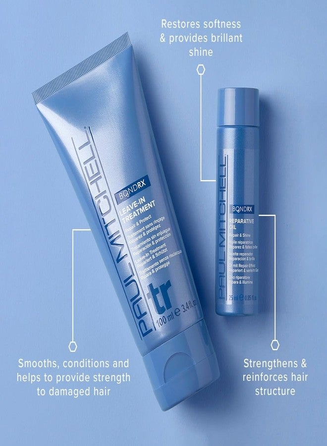 Paul Mitchell Bond Rx Reparative Oil, Repairs + Adds Shine, For Chemically Treated + Damaged Hair, 0.85 fl. oz. - Image 3