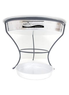 ARTC Breakfast serving tray or Dry fruit Serving dish 7 partition with stand 40cm  - Image 4