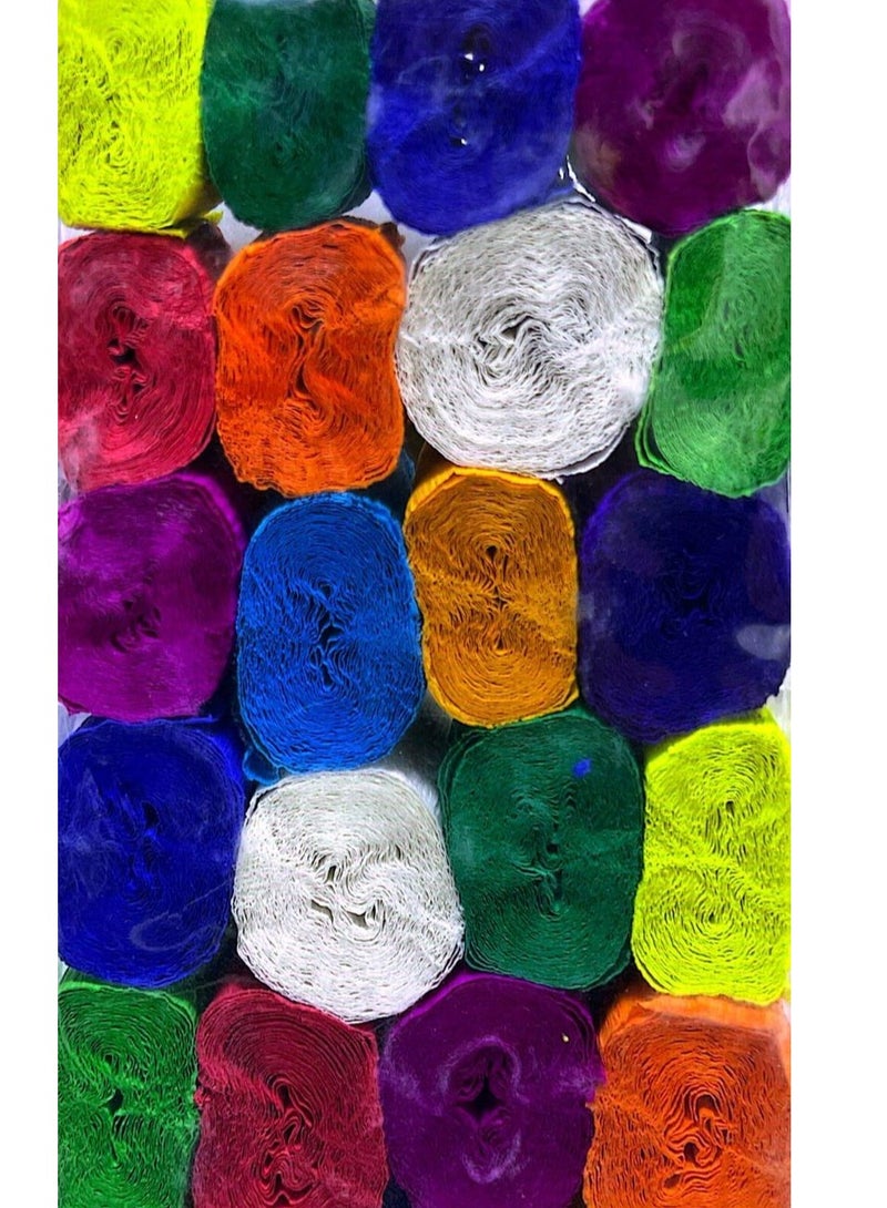 Flamingo 24-Roll Crepe Paper Streamer Multicolor - Image 2