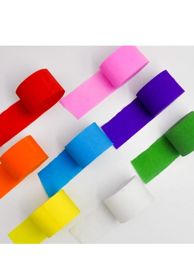 Flamingo 24-Roll Crepe Paper Streamer Multicolor - Image 3