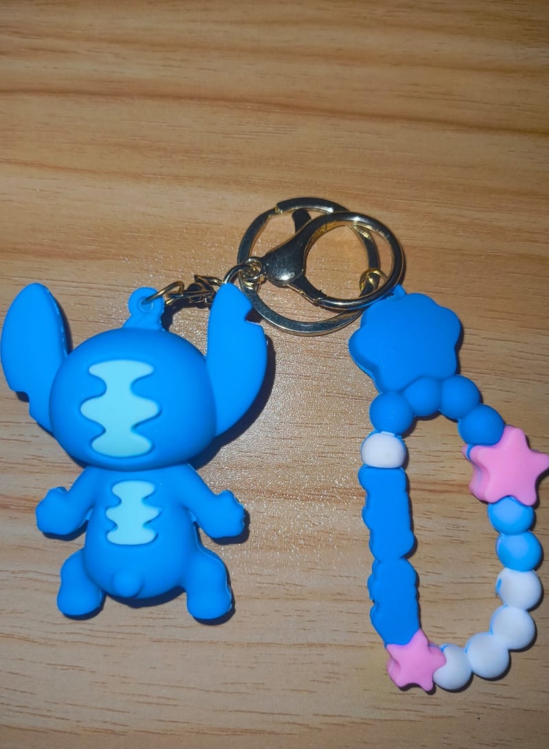 Lilo & Stitch Keychain Cute Stitch Doll Wristlet Accessories For Backpack Handbag Car Keys - Image 4