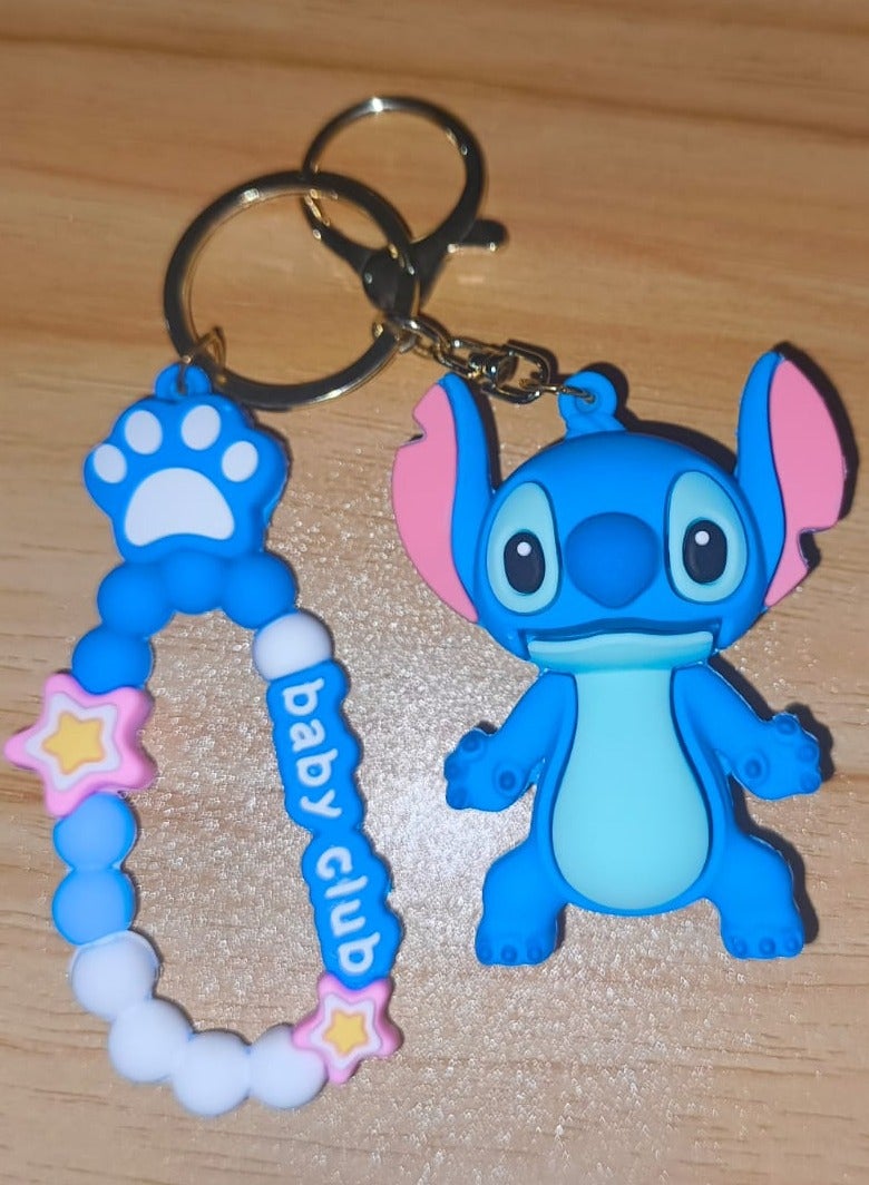 Lilo & Stitch Keychain Cute Stitch Doll Wristlet Accessories For Backpack Handbag Car Keys - Image 1