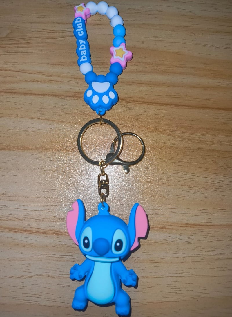 Lilo & Stitch Keychain Cute Stitch Doll Wristlet Accessories For Backpack Handbag Car Keys - Image 2