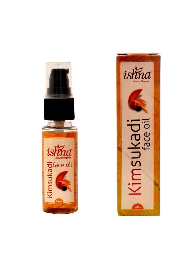 Ishna Kimsukadi Oil for Face | Sutailble for All Types of Skin | Ayurvedic Formulated Oil | Face Oil for Night Use - Image 1