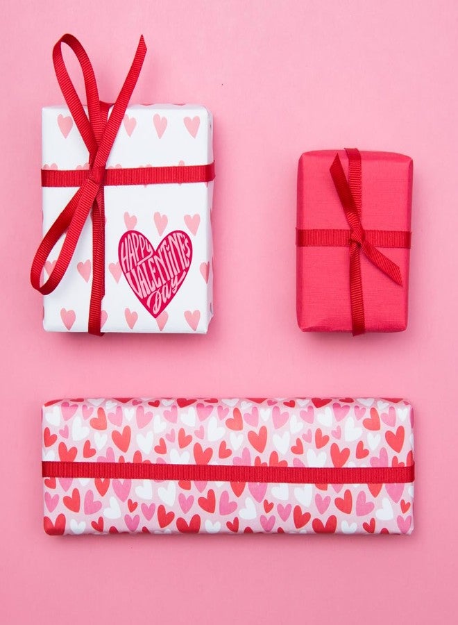 Mudrak Prints Valentine's Day Heart Stickers, Pack of 96, Pink, Decorative Self-Adhesive Labels - Image 4