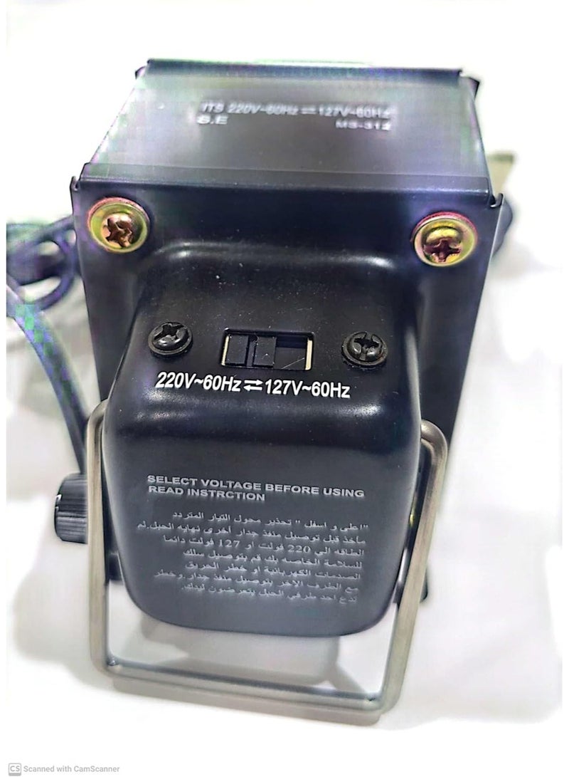 اس اي محول تلقائي 220فولت/110فولت والعكس 110فولت/220فولت - 300واط - صنع في تايوان - Image 4