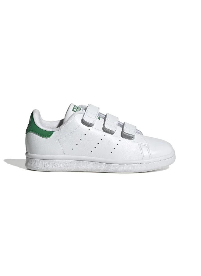 اديداس اوريجينالز adidas STAN SMITH CF C White Originals Kids Shoes