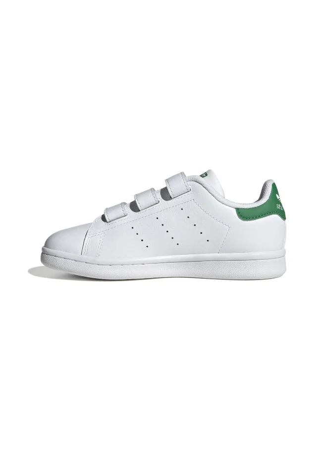 اديداس اوريجينالز adidas STAN SMITH CF C White Originals Kids Shoes