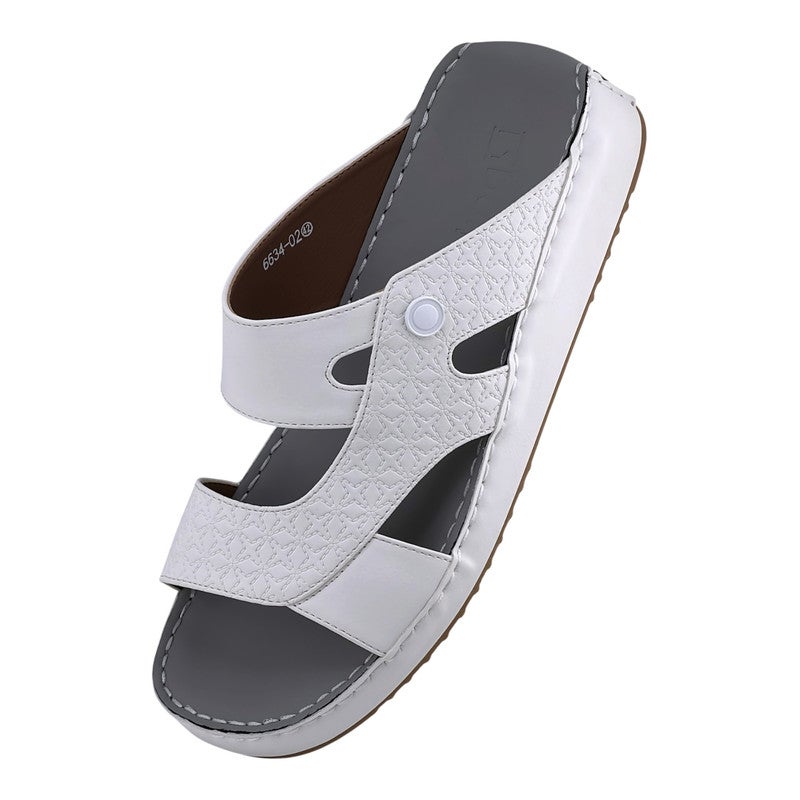AET A E T Handmade Arabic Sandals For Men | Outdoor Mens Slippers | Genuine PU Leather With Buckle - Image 3