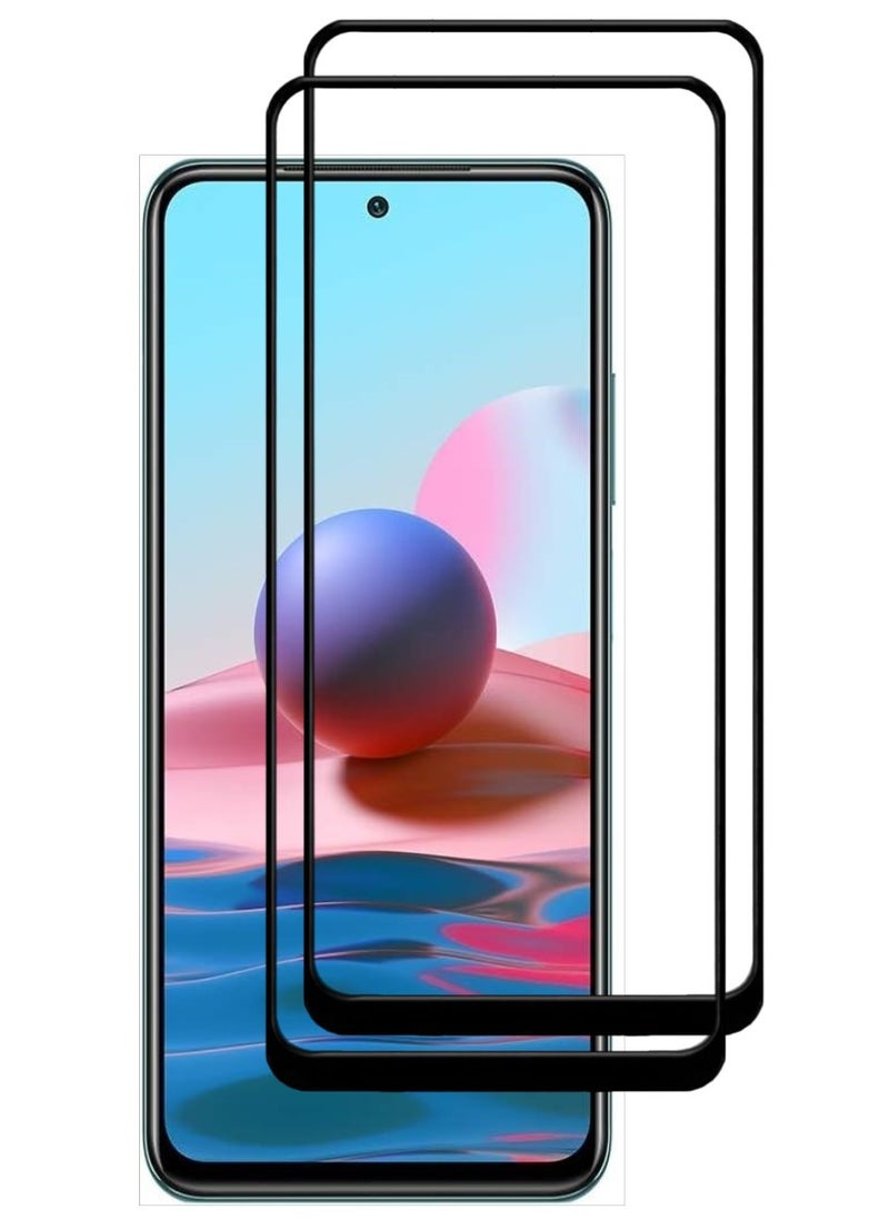 ACLIX 2 Pieces Antistatic ESD Dustproof Premium Quality High Definition Tempered Glass Screen Protector Designed For Xiaomi Redmi Note  10 - Image 1