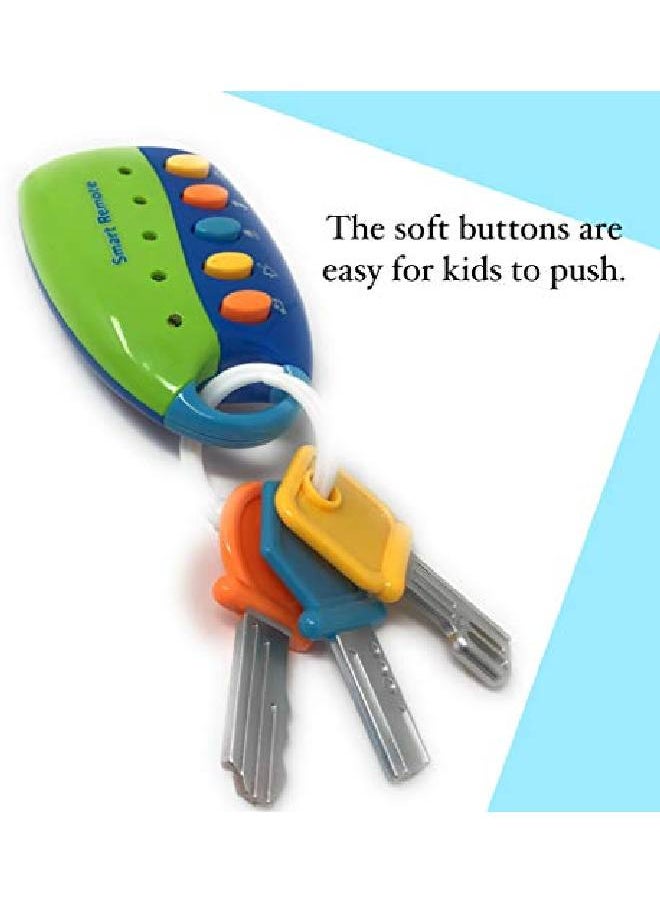Kidsthrill Smart Remote Car Key Toy For Baby Infant Or Toddler | Musical Keychain For Kids  - Image 3