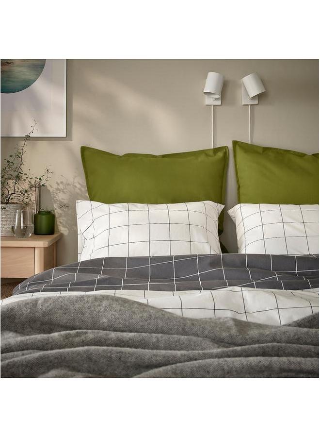 erorex Cushion Cover Dark Yellow Green 65X65 Cm - Image 2