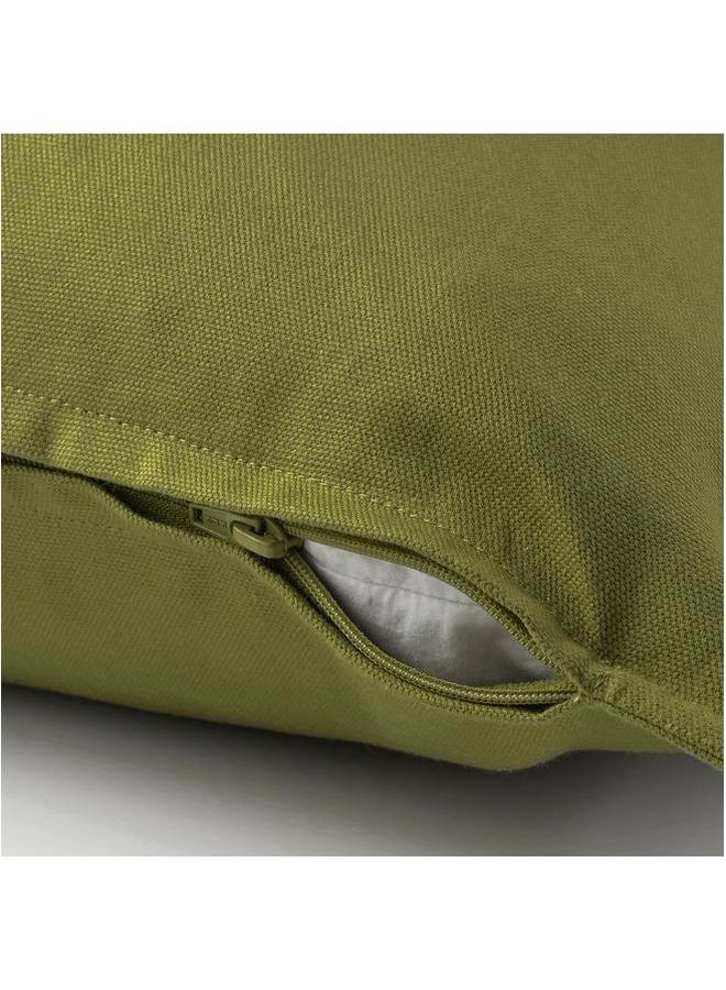 erorex Cushion Cover Dark Yellow Green 65X65 Cm - Image 3