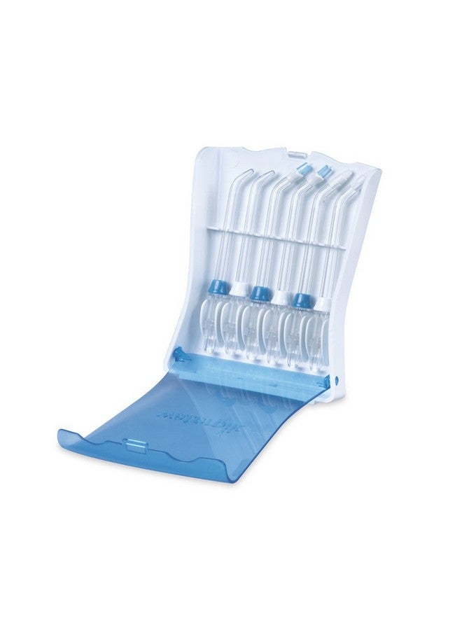 Waterpik Water Flosser Tips Storage Case and 6 Count Replacement Tips, Convenient, Hygienic and Sturdy Storage Case - Image 1