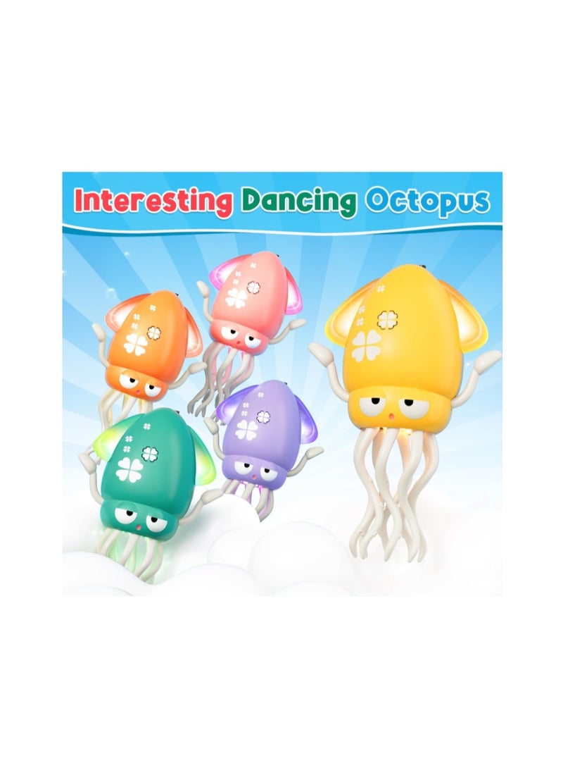 WAVISA Dancing Octopus Toy for Kids, Electric Crawling Tummy Time Rechargeable Magic Music Squid for 1 2 3 4 5 6 Year Old Boy Girl - Image 3
