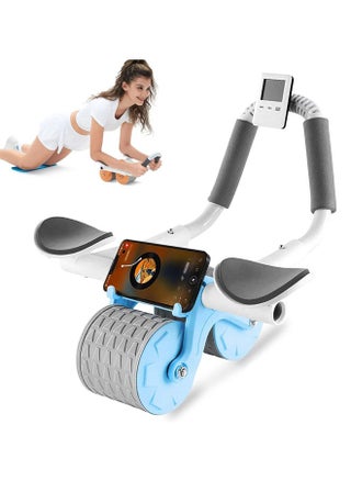 Exercise Wheels Ab Workout Equipment for Abdominal Core Strength Training at Home, with Elbow Support Automatic Rebound and Timer - pzsku/Z397595A64FAE82A5FFE0Z/45/_/1696853766/96ba1149-ba50-45c4-9262-4cb4cc159db9