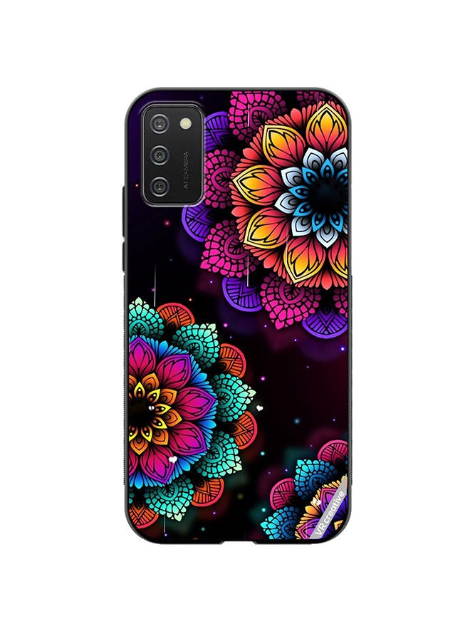 VR CREATIVE Protective Case Cover For Samsung Galaxy A02s Mandala Design Multicolour - Image 1