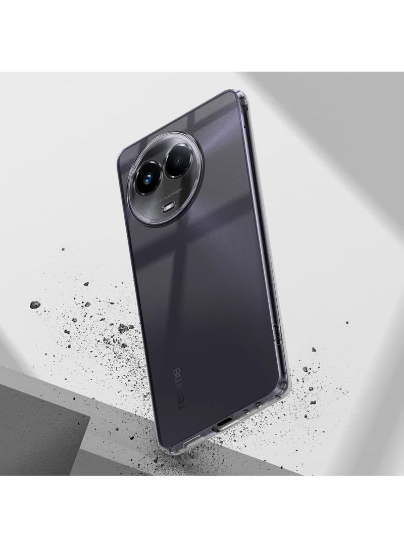 Techie Realme 11 5G TPU Soft Corner Ultra Slim Clear Case Shockproof Anti Fingerprint Transparent Protective Back Cover - Image 5
