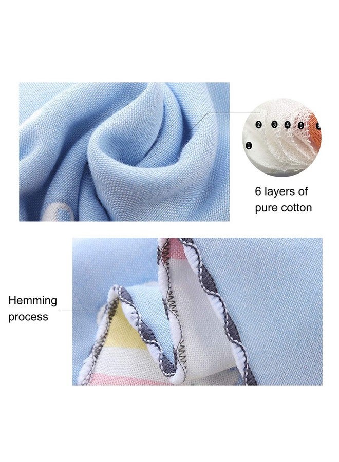 CLUZE Women's Cotton Face Towels - Square Handkerchief For Women/Kids/Girls (Multicolour) (Size 25x25 cm) (Pack Of 12) (12) - Image 2