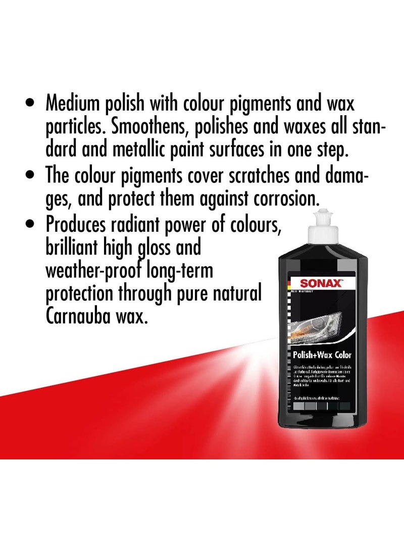 SONAX Polish+Wax Color Black (500 ml) - Image 5